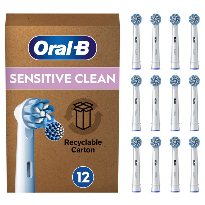 Oral-B Brosse à dents sonique 8006540859933 - Lot de 12 brossettes Sensi UltraThin Blanc Oral-B Brosse à dents sonique 8006540859933 - Lot de 12 brossettes Sensi UltraThin Blanc