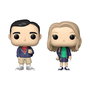The Office pack 2 POP! Television Vinyl figurines Michael & Holly 9 cm