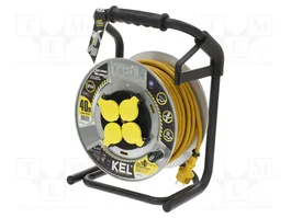 KEL Rallonge réseau H07RN-F 3G1,5mm2 40m Jaune HEAVY