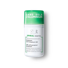 SVR Spirial Déodorant Roll-On Végétal 50 ml - Antitranspirant Bio pour une Protection Longue Durée