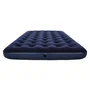 Bestway Matelas gonflable Horizon Double floqué bleu avec pompe électrique Sidewinder - Pour camping et maison - Capacité 295 kg