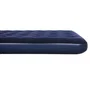 Bestway Matelas gonflable Horizon Double floqué bleu avec pompe électrique Sidewinder - Pour camping et maison - Capacité 295 kg