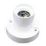 F-Line Porte-lampe de surface E27 4A 250 V~ blanc Ø67 x 57 mm