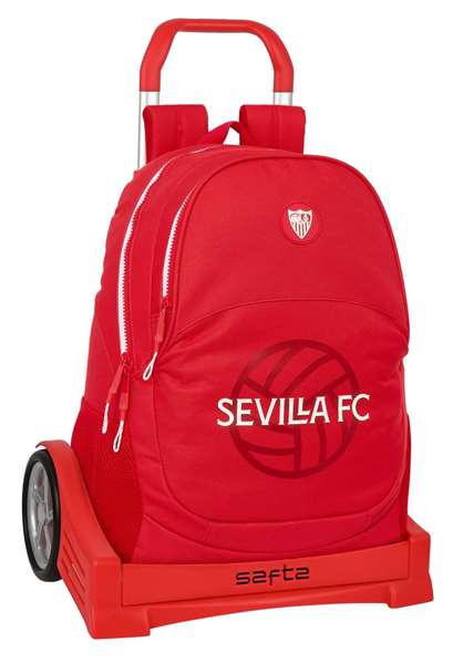 Safta MOCH 665+CARRO EVOLUTION - Valise à roulettes Sevilla FC pour enfant (à partir de 3 ans), 32x44x16 cm Safta MOCH 665+CARRO EVOLUTION - Valise à roulettes Sevilla FC pour enfant (à partir de 3 ans), 32x44x16 cm