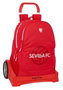Safta MOCH 665+CARRO EVOLUTION - Valise à roulettes Sevilla FC pour enfant (à partir de 3 ans), 32x44x16 cm