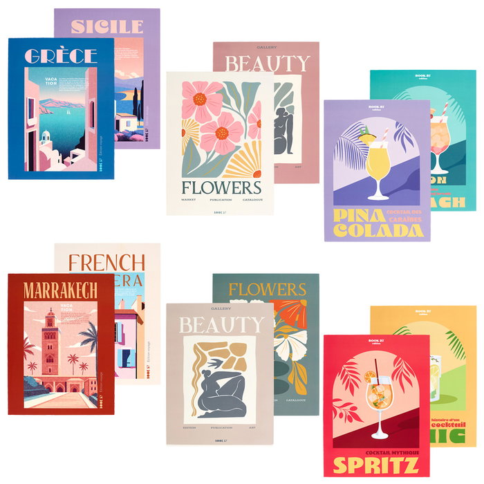 Home Deco Factory JGO. 2 Posters Deco 30x40 cm