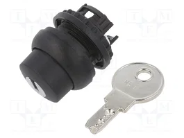 EATON ELECTRIC Commutateur rotatif avec clé noir 2 positions stables