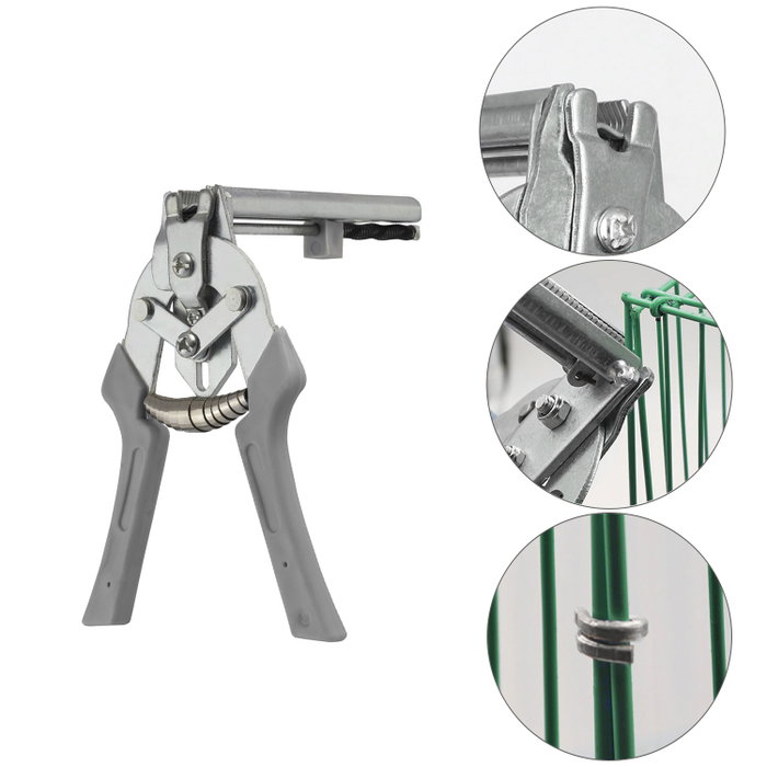 WOLFPACK LINEA PROFESIONAL Pince agrafeuse pour grillages et clôtures avec 600 agrafes