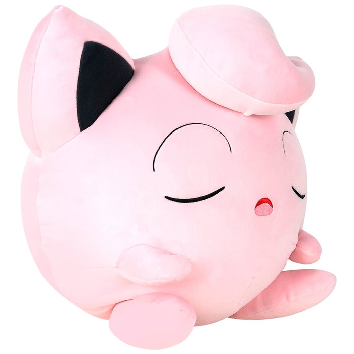 JAZWARES Peluche Pokemon Jigglypuff Dormant - Jouet en Peluche Souple - Taille Environ 45 cm
