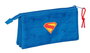 Safta Portatodo Triple Superman - Organisateur et range-tout pour enfant, dimensions 22 x 12 x 3 cm, recommandé à partir de 36 mois
