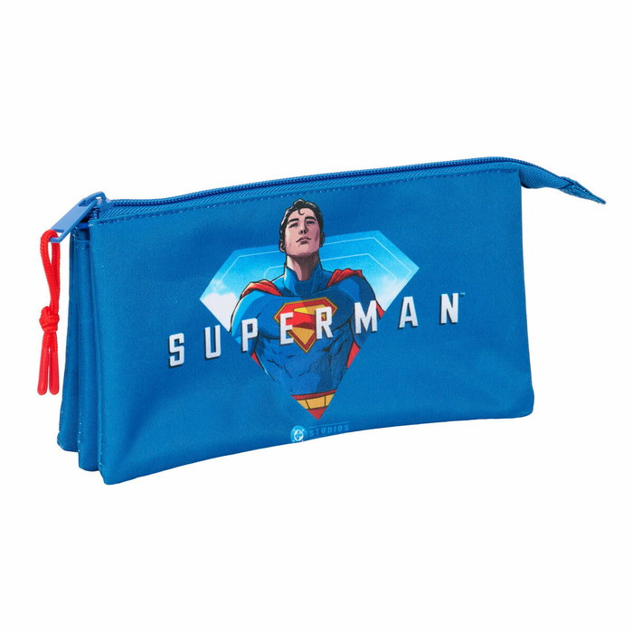 Fourre-tout Superman Bleu 22 x 12 x 3 cm