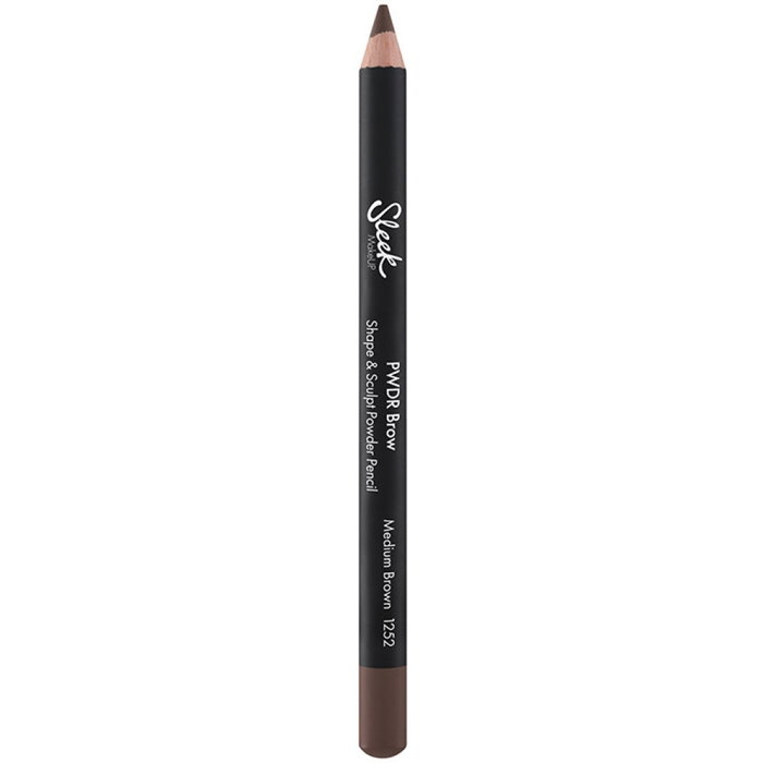 Sleek MakeUP Crayon à sourcils crème en poudre et mélange, Marron moyen (1252), 1.29 g, Maquillage pour les sourcils Sleek MakeUP Crayon à sourcils crème en poudre et mélange, Marron moyen (1252), 1.29 g, Maquillage pour les sourcils