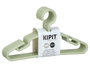 Kipit Lot de 6 Cintres Enfant Assortis Couleurs Pastel Plastique 29,5 x 16,5 x 0,5 cm (Set de 24)