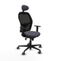 Piqueras y Crespo Chaise de Bureau 1D036G1 Gris foncé