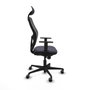 Piqueras y Crespo Chaise de Bureau 1D036G1 Gris foncé