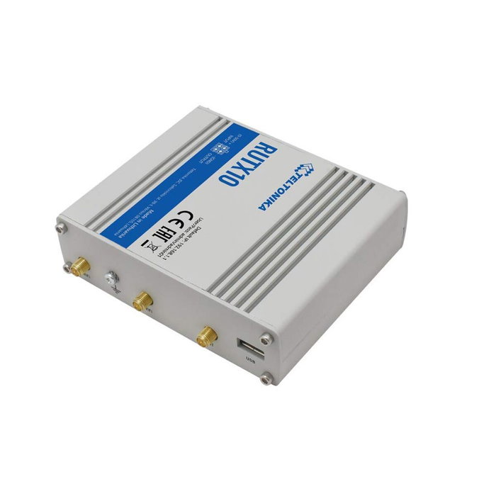 Router Teltonika RUTX10 Blanc Gris USB USB 2.0 RJ45 Ethernet LAN PoE x 1 Bluetooth Wi-Fi 5 GHz