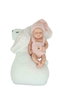 Muñecas Arias Arias Aroa - Poupée Reborn réaliste de 35 cm en silicone avec coussin, sexe fille
