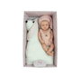 Muñecas Arias Arias Aroa - Poupée Reborn réaliste de 35 cm en silicone avec coussin, sexe fille