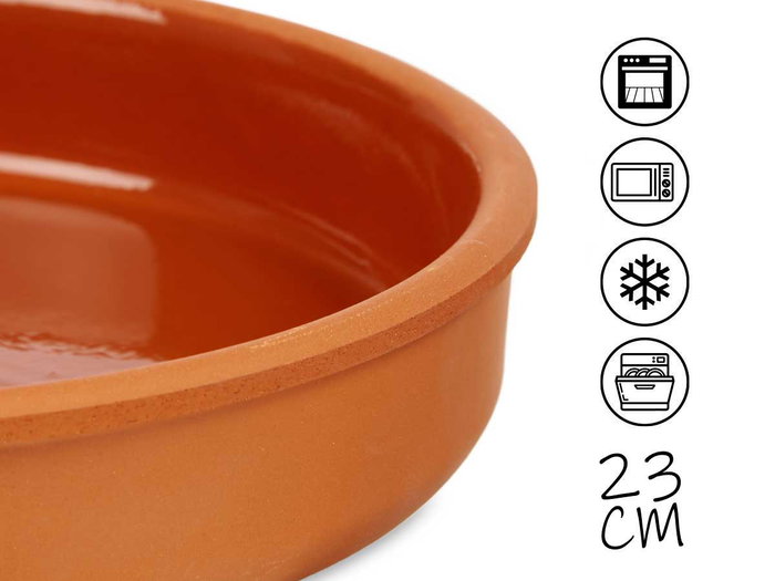 La Dehesa Cazuela en terre cuite 23 cm couleur miel (Set de 10)