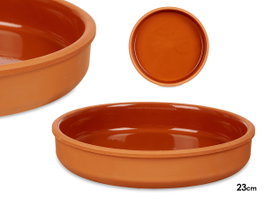 LA DEHESA Cazuela en Barro Marron Miel 23 cm