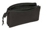 Safta Portatodo Triple atco. de Madrid - Trousse Triple Teen Noir 22 x 12 x 3 cm - À partir de 3 ans