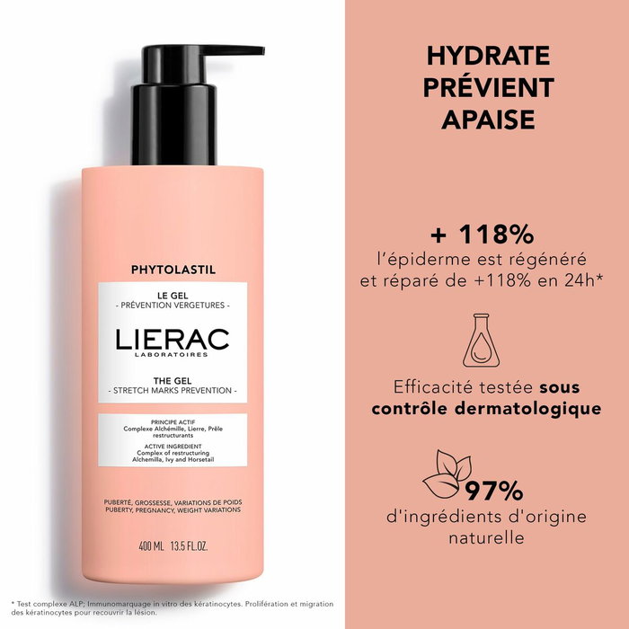 Lierac PHYTOLASTIL Gel prévention vergetures 400 ml Lierac PHYTOLASTIL Gel prévention vergetures 400 ml