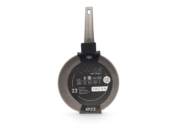 Kinvara Poêle à Induction Antiadhésive Aluminium Forgé 22 cm (Set de 6)