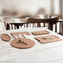Quid Dessous d'Assiette Quid Mineral Terre cuite Céramique 33 cm (6 Unités) de 6 pièces