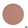Quid Dessous d'Assiette Quid Mineral Terre cuite Céramique 33 cm (6 Unités) de 6 pièces