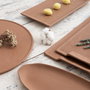 Quid Dessous d'Assiette Quid Mineral Terre cuite Céramique 33 cm (6 Unités) de 6 pièces