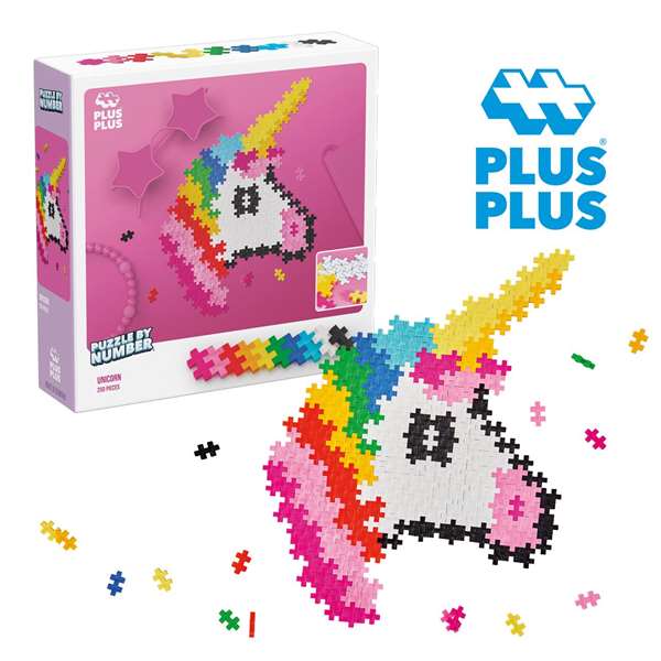 Ludilo Puzzle by Numbe - Puzzle Licorne 250 Pièces, Dimensions 16x4.5x16 cm, À Partir de 3 Ans, Langue Espagnol