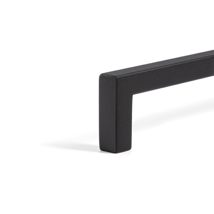 Trentadue Tirador Evan en Zamak avec Finition Noir Mate - Distance entre Centres 32 mm pour Meubles de Cuisine, Salle de Bain ou Salon