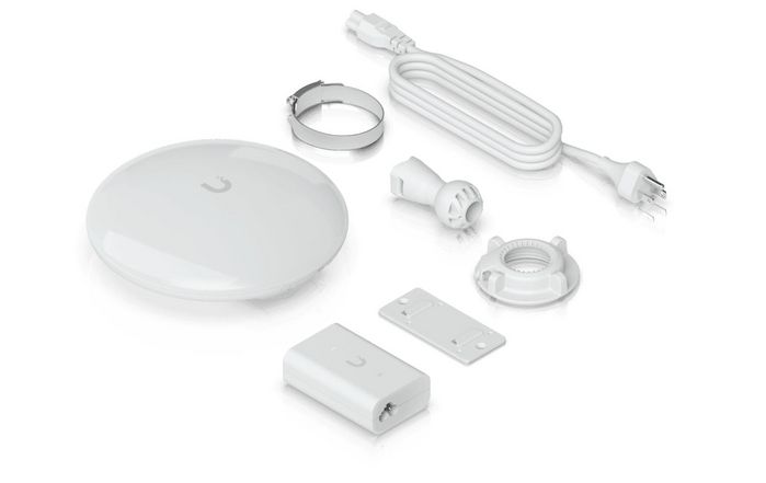 Ubiquiti Device Bridge Pro - Pont sans fil WiFi 5 GHz, connexion >5 km, 2 ports GbE, PoE, étanche