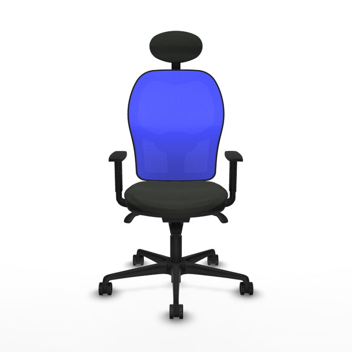 Chaise de Bureau avec Appui-tête Jorquera Piqueras y Crespo 1D036N1 Noir