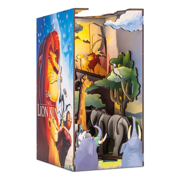 Disney maquette Book Nook Tiny Adventures Le Roi lion 23 cm Disney maquette Book Nook Tiny Adventures Le Roi lion 23 cm