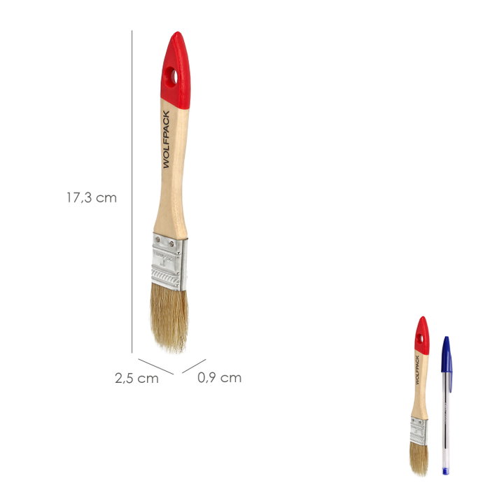 WOLFPACK LINEA PROFESIONAL Pinceau Brico double poils blancs Nº 15 WOLFPACK LINEA PROFESIONAL Pinceau Brico double poils blancs Nº 15