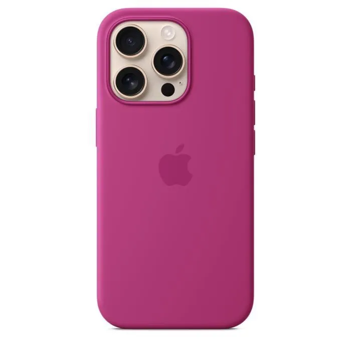 Apple iPhone 16 Pro Coque en Silicone avec MagSafe Fuchsia Apple iPhone 16 Pro Coque en Silicone avec MagSafe Fuchsia