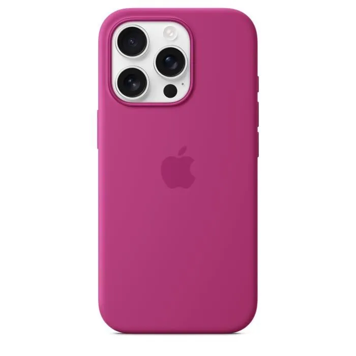 Apple iPhone 16 Pro Coque en Silicone avec MagSafe Fuchsia Apple iPhone 16 Pro Coque en Silicone avec MagSafe Fuchsia
