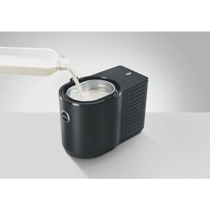 Jura Cool Control - Frigo à lait 1,1 L, 4 °C, indicateur de niveau, Noir, 240 V, idéal pour familles