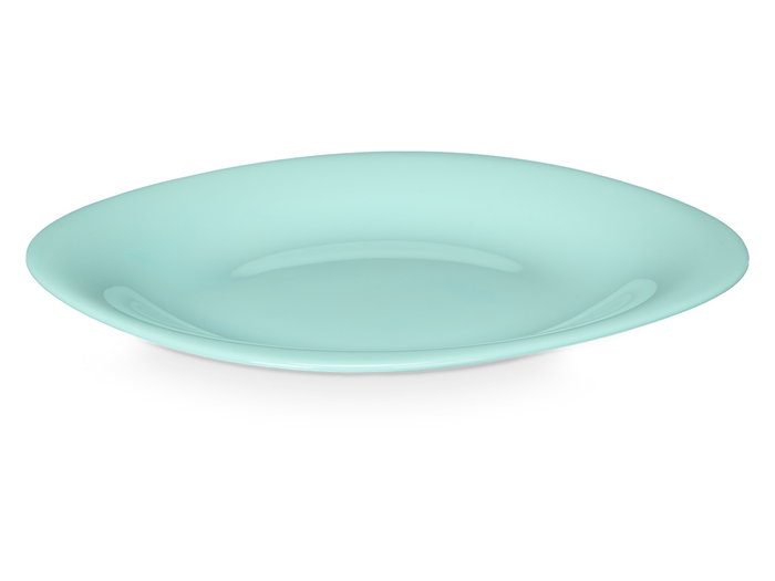 Vivalto Assiette Dessert Carrée Opale Vert 21,5 cm (Set de 24)