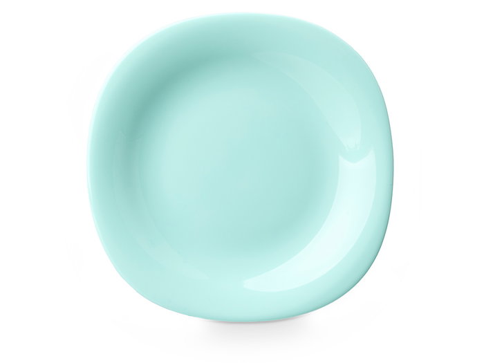 Vivalto Assiette Dessert Carrée Opale Vert 21,5 cm (Set de 24)