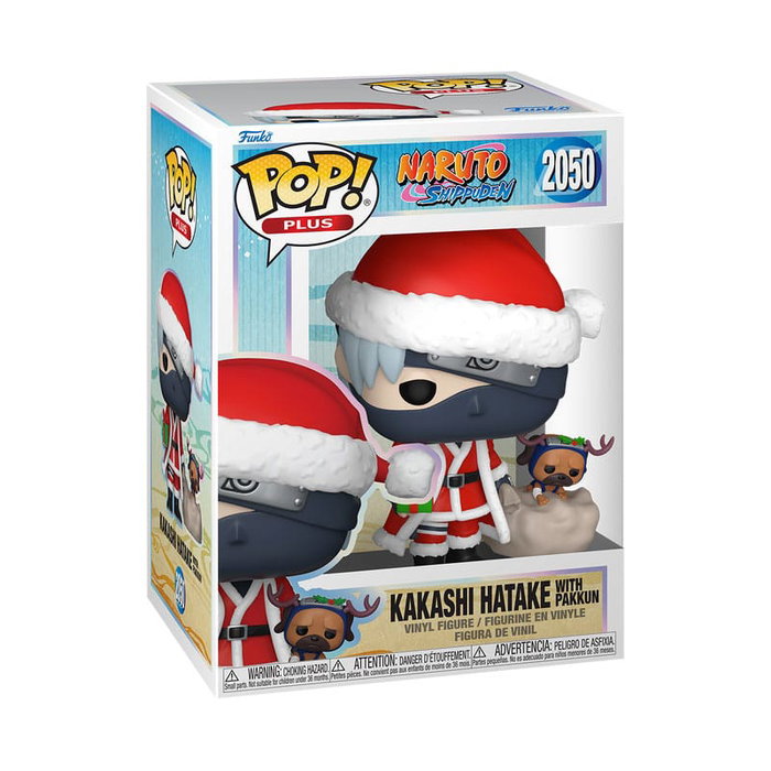 Funko POP! Plus Naruto Shippuden Kakashi Hatake avec Pakkun Holiday