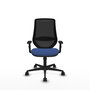 PIQUERAS Y CRESPO Chaise de bureau Mardos Synchro Bleu foncé