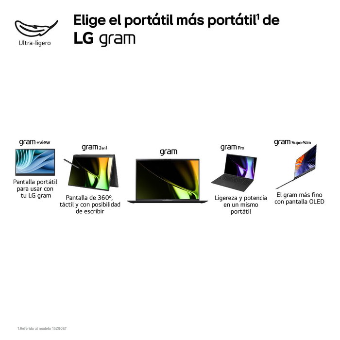 LG 16ZD90SP-A.AX78B 16 pouces Intel Core Ultra 7 32 Go RAM 1 To SSD