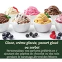 Cuisinart ICE21E Sorbetière électrique 1.4 L, préparation rapide 20 min, crème glacée, sorbet, yaourt glacé maison, 35 W