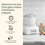 Cuisinart ICE21E Sorbetière électrique 1.4 L, préparation rapide 20 min, crème glacée, sorbet, yaourt glacé maison, 35 W