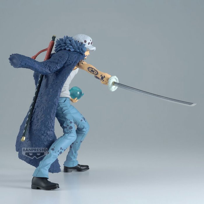 BANPRESTO Figura Trafalgar Law II Battle Record One Piece - Statuette PVC 15 cm pour collection - Recommandé à partir de 15 ans