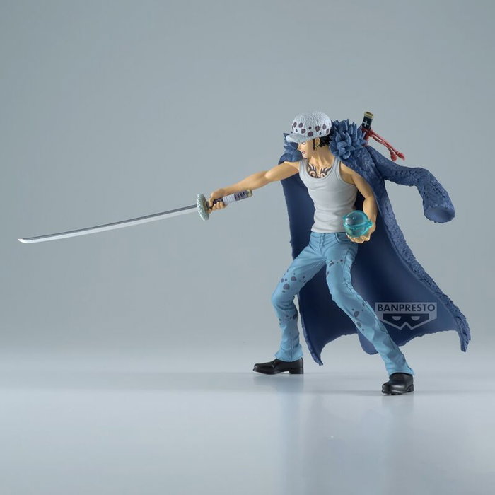 BANPRESTO Figura Trafalgar Law II Battle Record One Piece - Statuette PVC 15 cm pour collection - Recommandé à partir de 15 ans