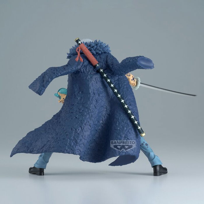 BANPRESTO Figura Trafalgar Law II Battle Record One Piece - Statuette PVC 15 cm pour collection - Recommandé à partir de 15 ans