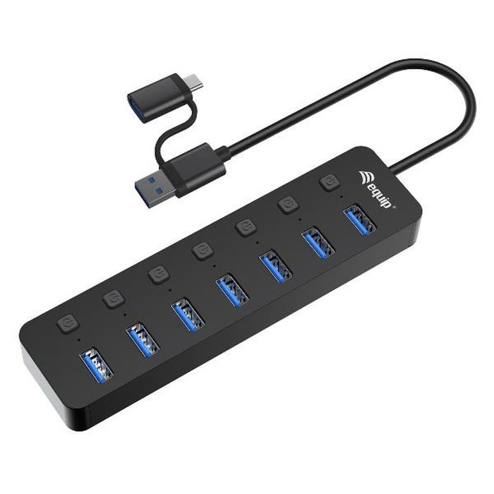 Câble USB Equip 128965 Bleu foncé 30 cm